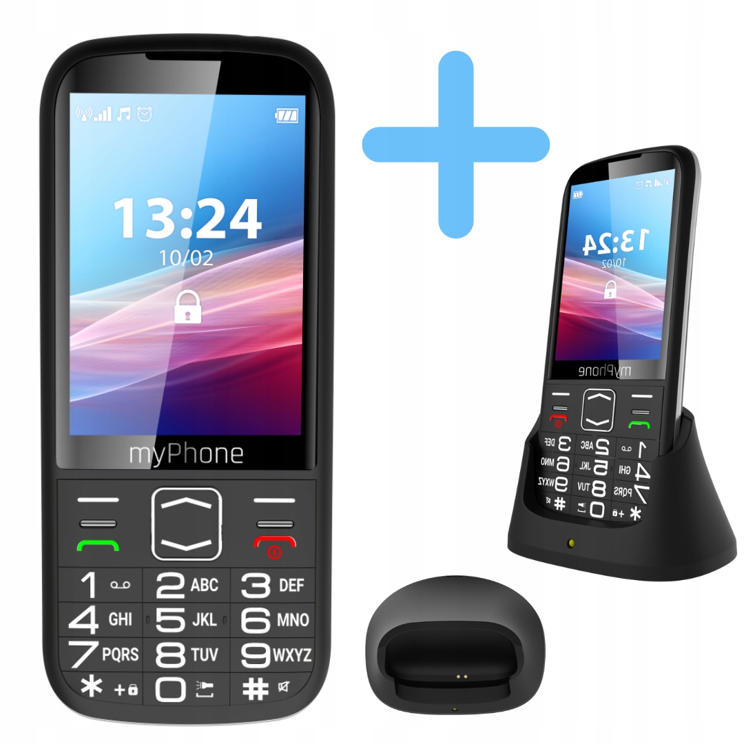mobilný telefón myPhone Halo 4 64 MB / 128 MB 4G (LTE) čierny